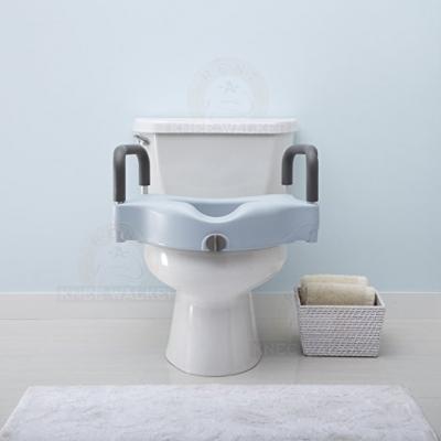 Raised Toilet Seat with Lock, Arms 350lbs large photo 1