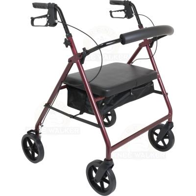 Rollator, Extra Wide Tall, 8in wheels, 400lbs large photo 1