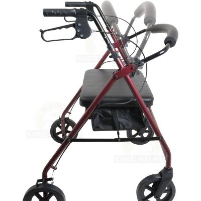 Rollator, Extra Wide Tall, 8in wheels, 400lbs large photo 2