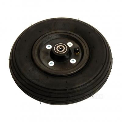 Wheel 8inch by 2inch Pneumatic Black (1545) large photo 1