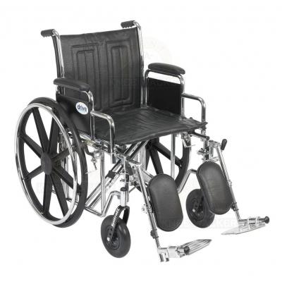 Wheelchair K7, 22in seat with ELR, 450lbs large photo 1