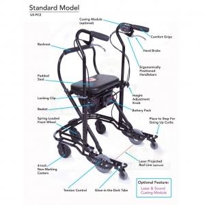 Thumbnail image of Walker, Rollator UStep 2, Standard