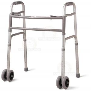 Thumbnail image of Walker-Two Button Folding, Front Wheels Bariatric 500lbs (P)
