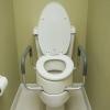 Raised Toilet Seat with Arms 300lbs, Elongated thumbnail photo 1