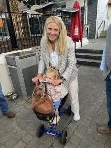 Amy using a Orthomate All-Terrain Knee Scooter from Atlanta Georgia May 2025 using a Orthomate All-Terrain Knee Scooter from Atlanta Georgia May 2025