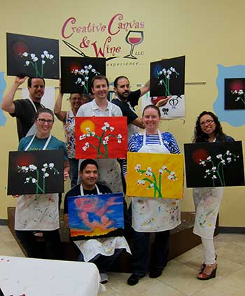 The Rent A Knee Walker Team showing our artistic side