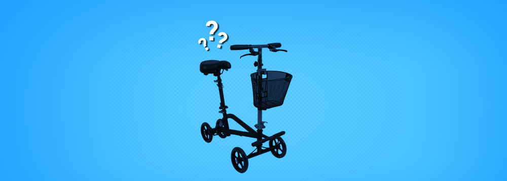What is a Seated Knee Scooter? Large Image